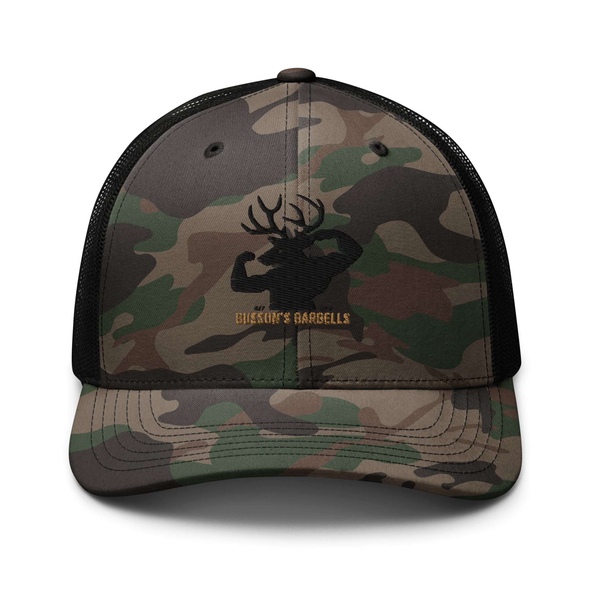 Camouflage trucker hat